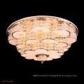 hôtel hall bar boutique cristal boule ronde or plafond suspendu lustres LT-58521